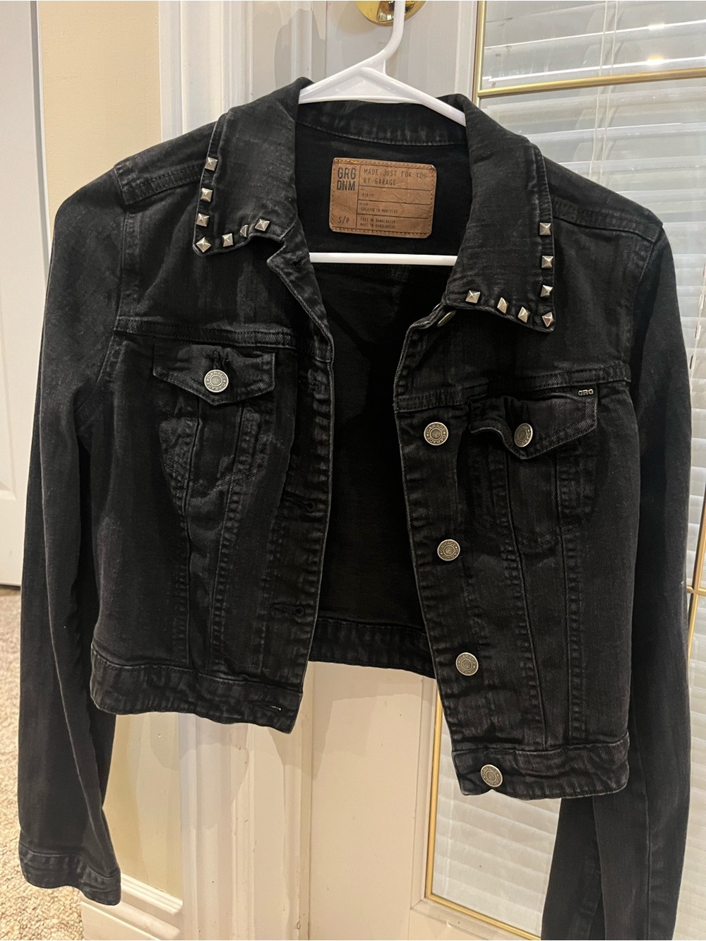 Garage Black Denim Jacket - Women